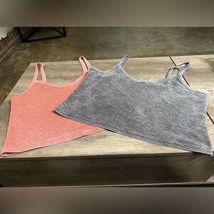 Two American Eagle Tank Tops Size Large